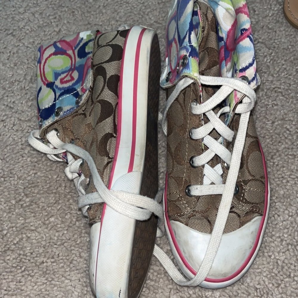 Women's Coach High Top Sneakers